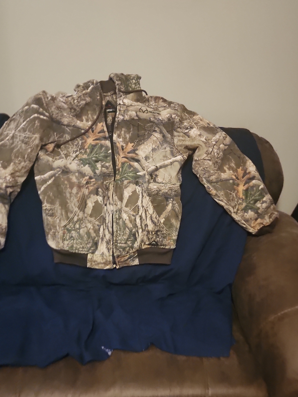 Men's Ridgecut Camouflage Zip-Up Jacket - Brown/Green